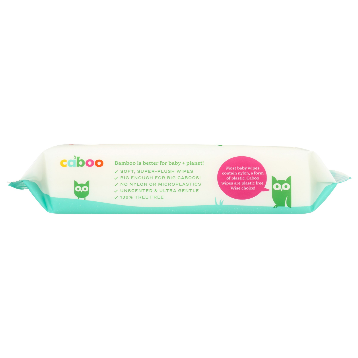 slide 3 of 3, Caboo Unscented Bamboo Baby Wipes Jumbo 72 ea, 72 ct