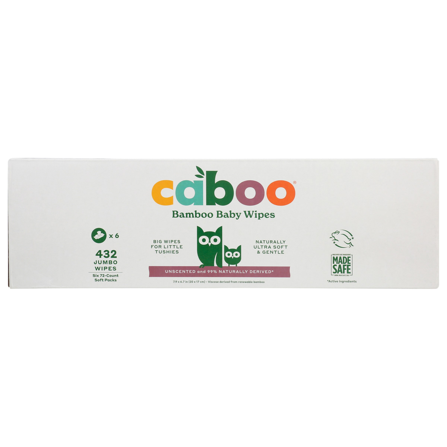slide 3 of 4, Caboo Unscented Bamboo Baby Wipes 6 - 72 Wipe Packs, 6 ct