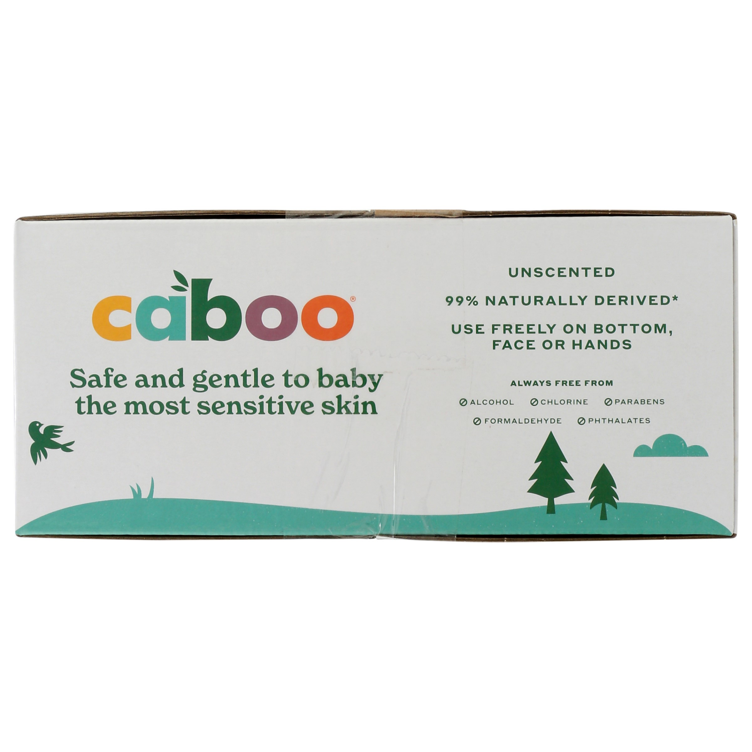 slide 4 of 4, Caboo Unscented Bamboo Baby Wipes 6 - 72 Wipe Packs, 6 ct