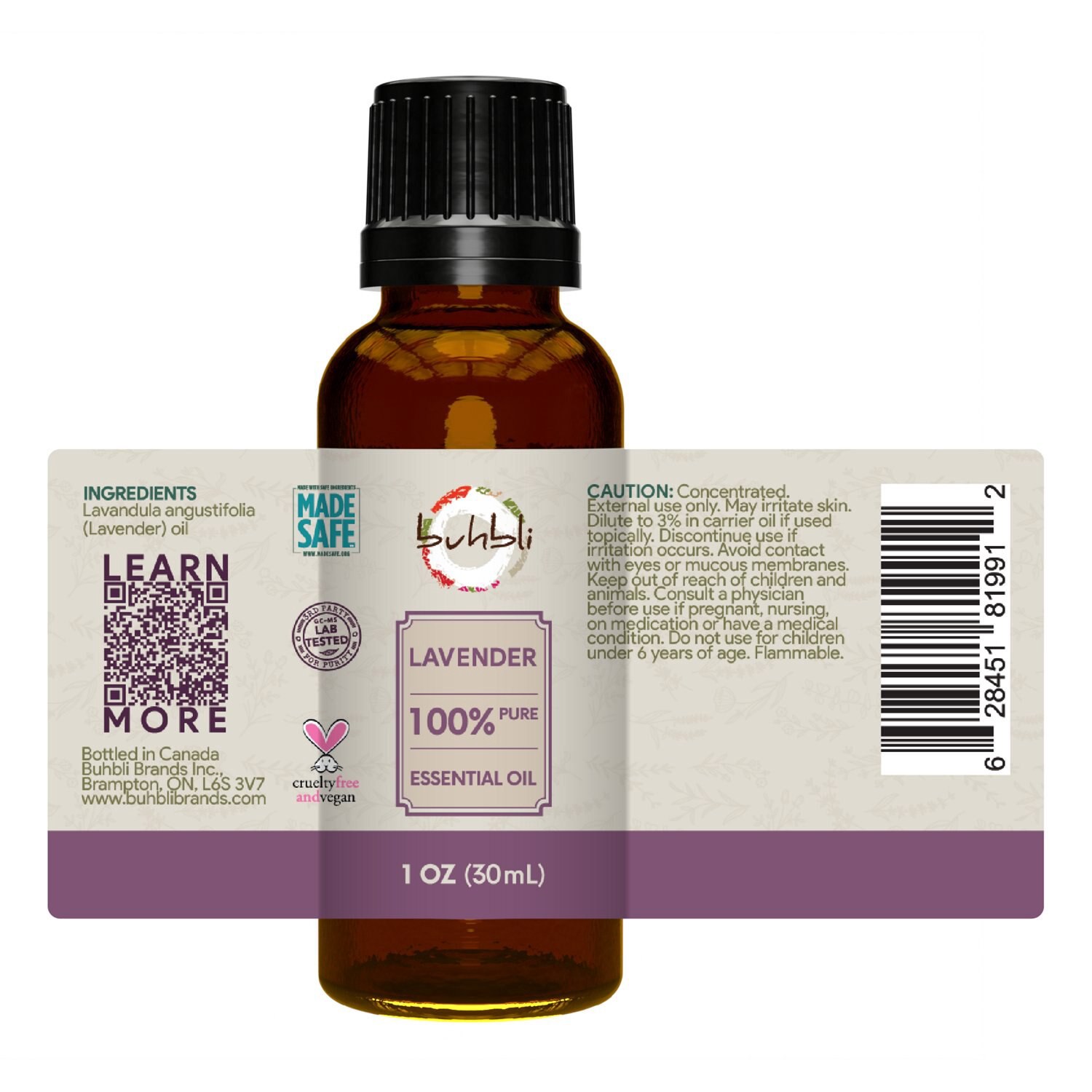 slide 2 of 3, Buhbli Brands Lavender Essential Oil, 1 Oz, 1 oz