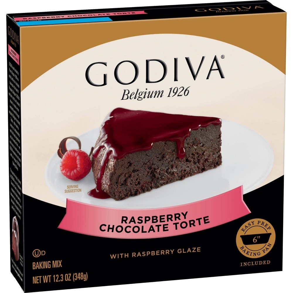 slide 3 of 3, Godiva Raspberry Chocolate Torte, 12.3 oz