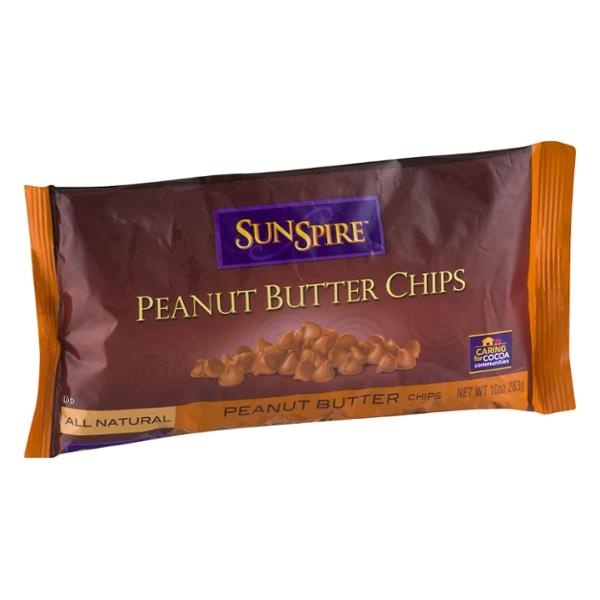 slide 1 of 1, Sunspire Sun Spire Peanut Butter Chips, 10 oz