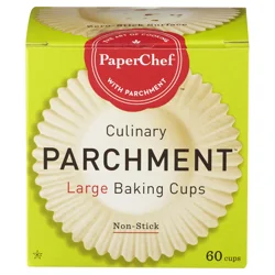 PaperChef Large Baking Cups Large 60 ea