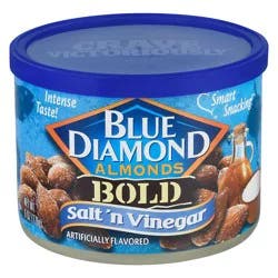 Blue Diamond, BOLD Salt n' Vinegar Almonds, 6oz Can