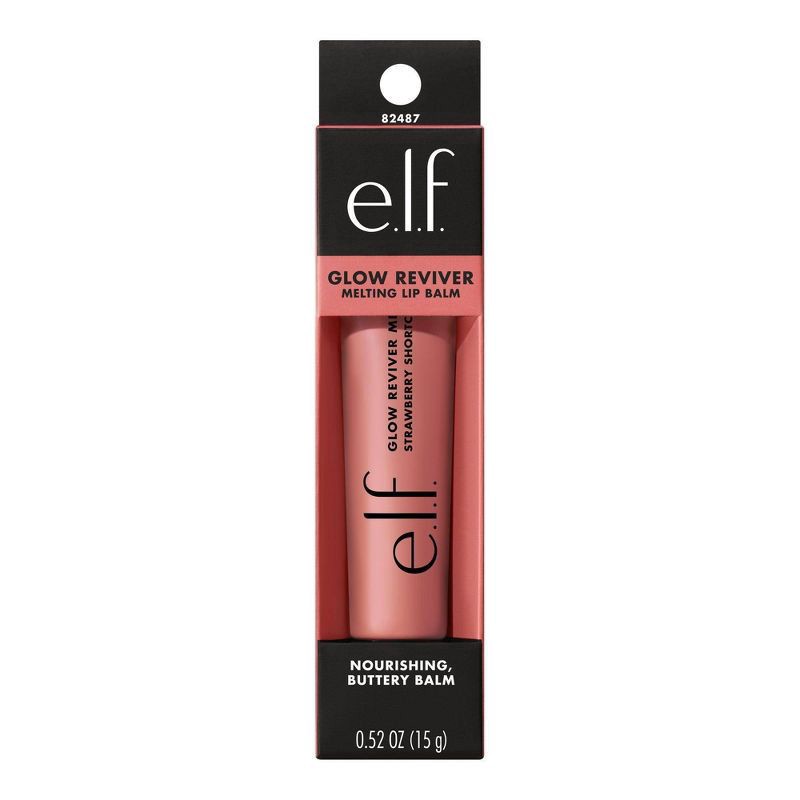 slide 4 of 14, e.l.f. Glow Reviver Melting Lip Balm, Strawberry Shortcake, 0.52 oz
