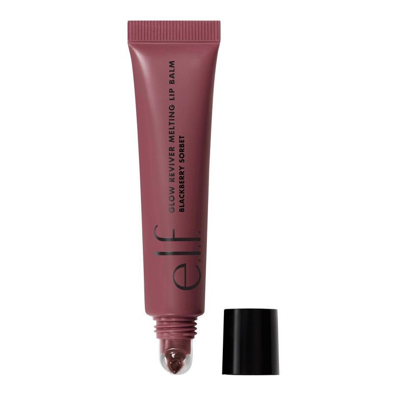 slide 1 of 14, e.l.f. Glow Reviver Melting Lip Balm, Blackberry Sorbet, 0.52 oz