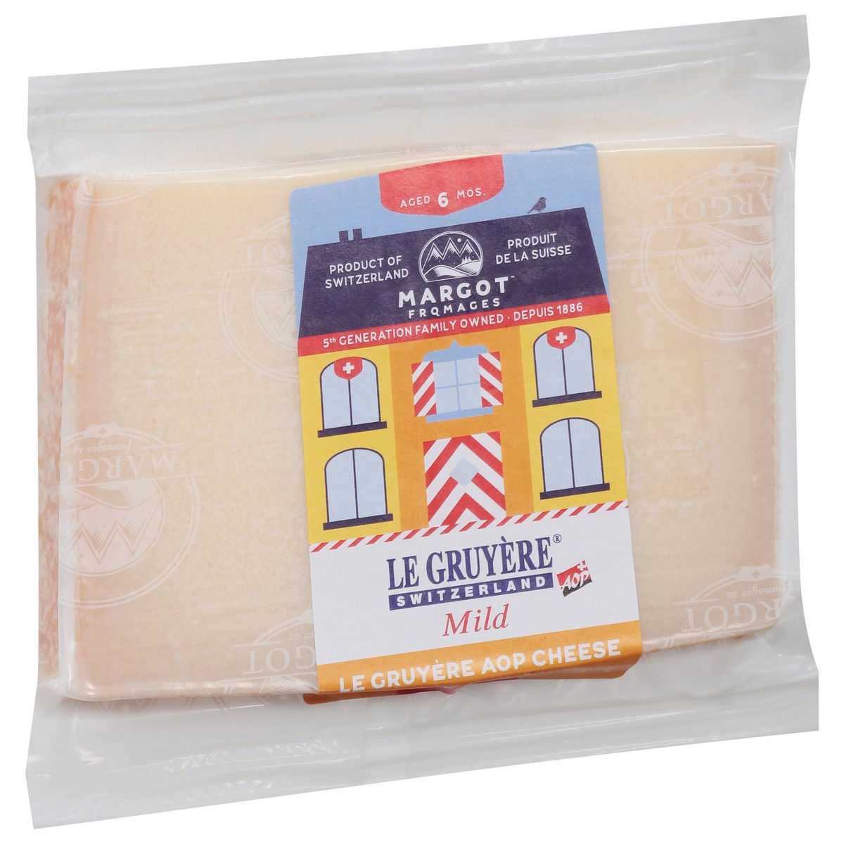 slide 4 of 9, Margot Fromages Mild Le Gruyere AOP Cheese 5.3 oz, 5.3 oz