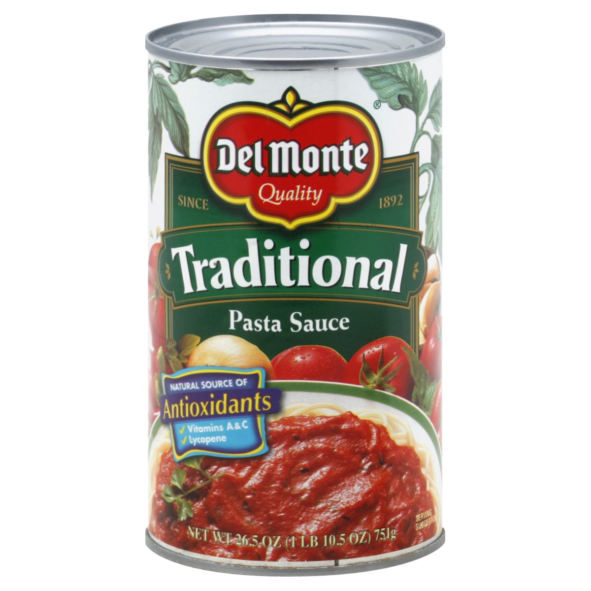 slide 3 of 7, Del Monte Pasta Sauce 26.5 oz, 26.5 oz