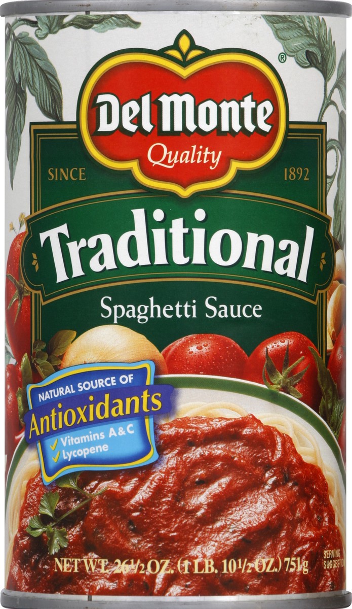 slide 1 of 7, Del Monte Pasta Sauce 26.5 oz, 26.5 oz