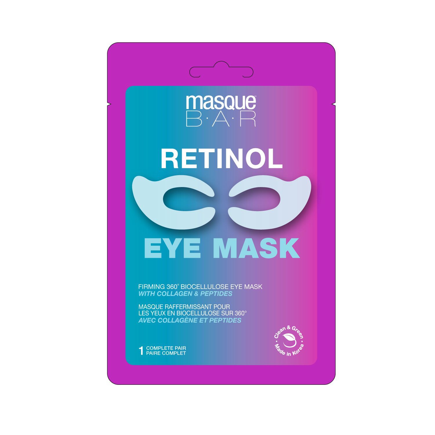 slide 3 of 3, LOOK BEAUTY Masque Bar Retinol Eye Mask, 1 ct