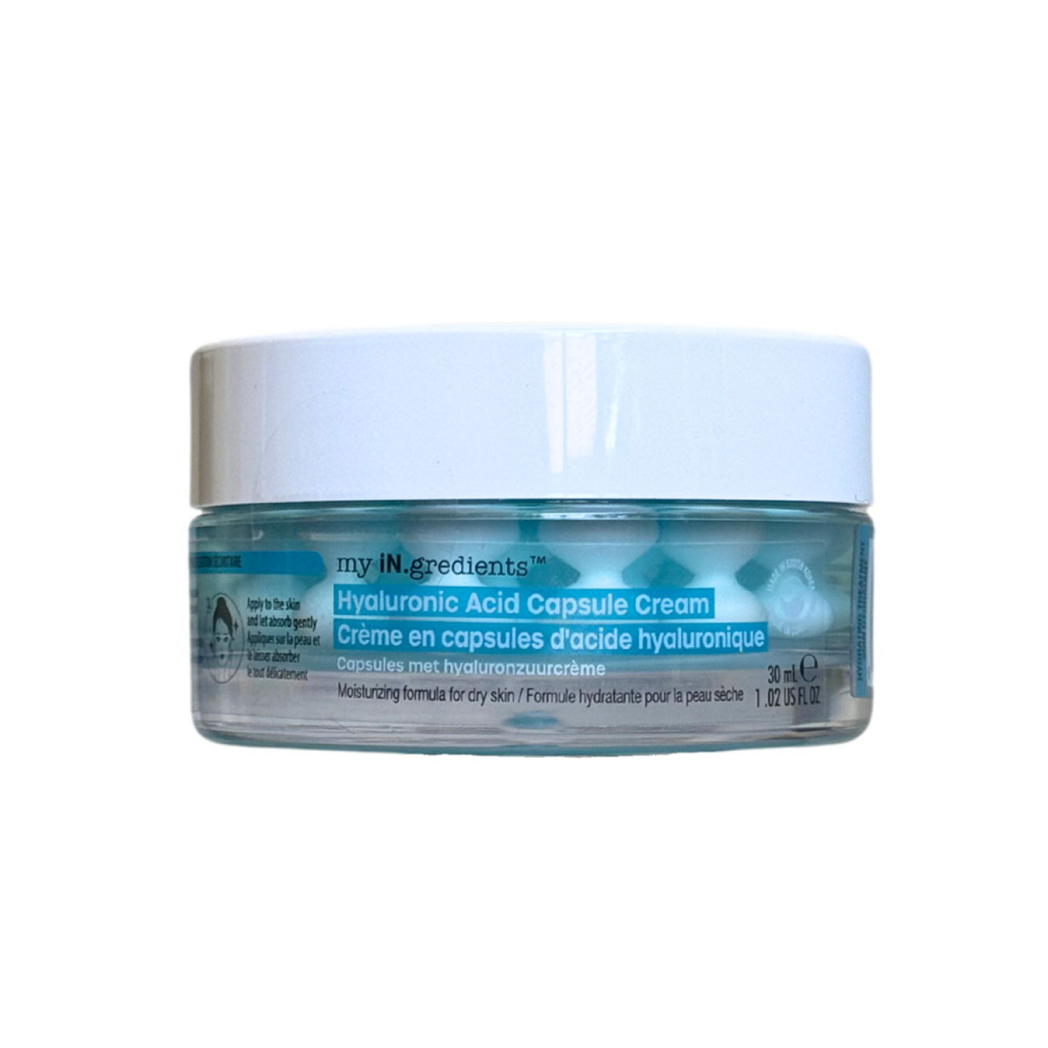 slide 1 of 2, My iN.gredients Hyaluronic Acid Capsule Cream, 1 ct