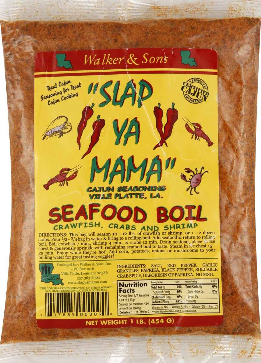 slide 3 of 6, Slap Ya Mama Seafood Boil Cajun Seasoning, 1 lb