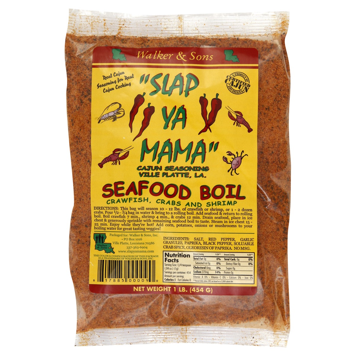 slide 4 of 6, Slap Ya Mama Seafood Boil Cajun Seasoning, 1 lb