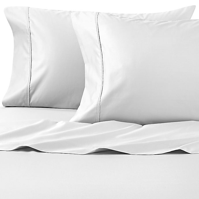 slide 1 of 5, Wamsutta Dream Zone PimaCott Solid 625-Thread-Count Queen Sheet Set - White, 1 ct