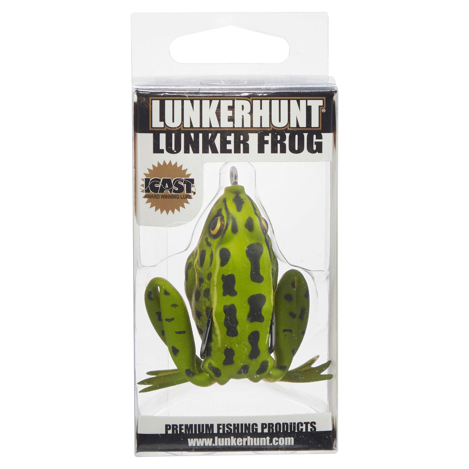 slide 1 of 5, Lunkerhunt Lunker Frog - Green Tea, 1 ct