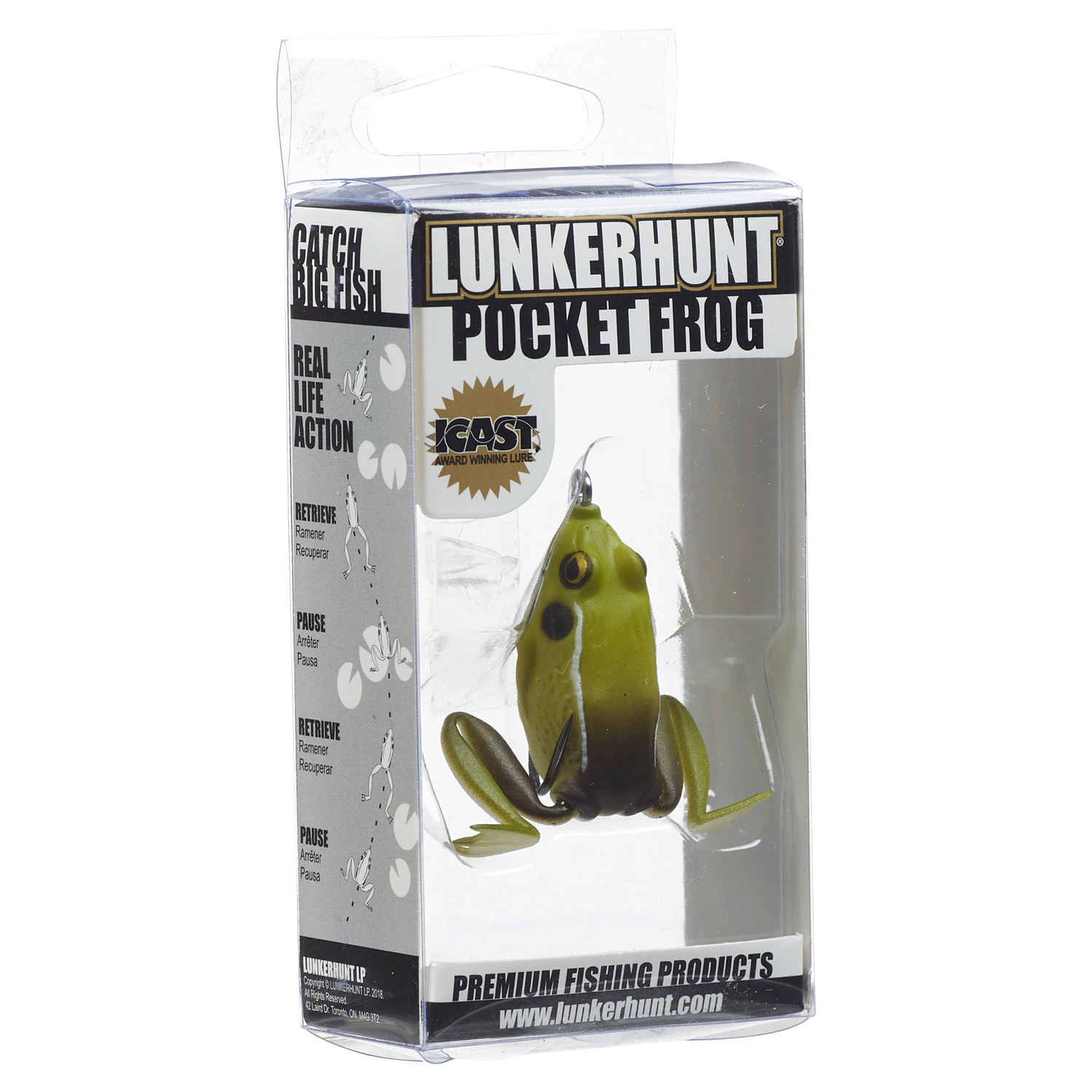 slide 4 of 5, Lunkerhunt Pocket Frog - King Toad, 1 ct