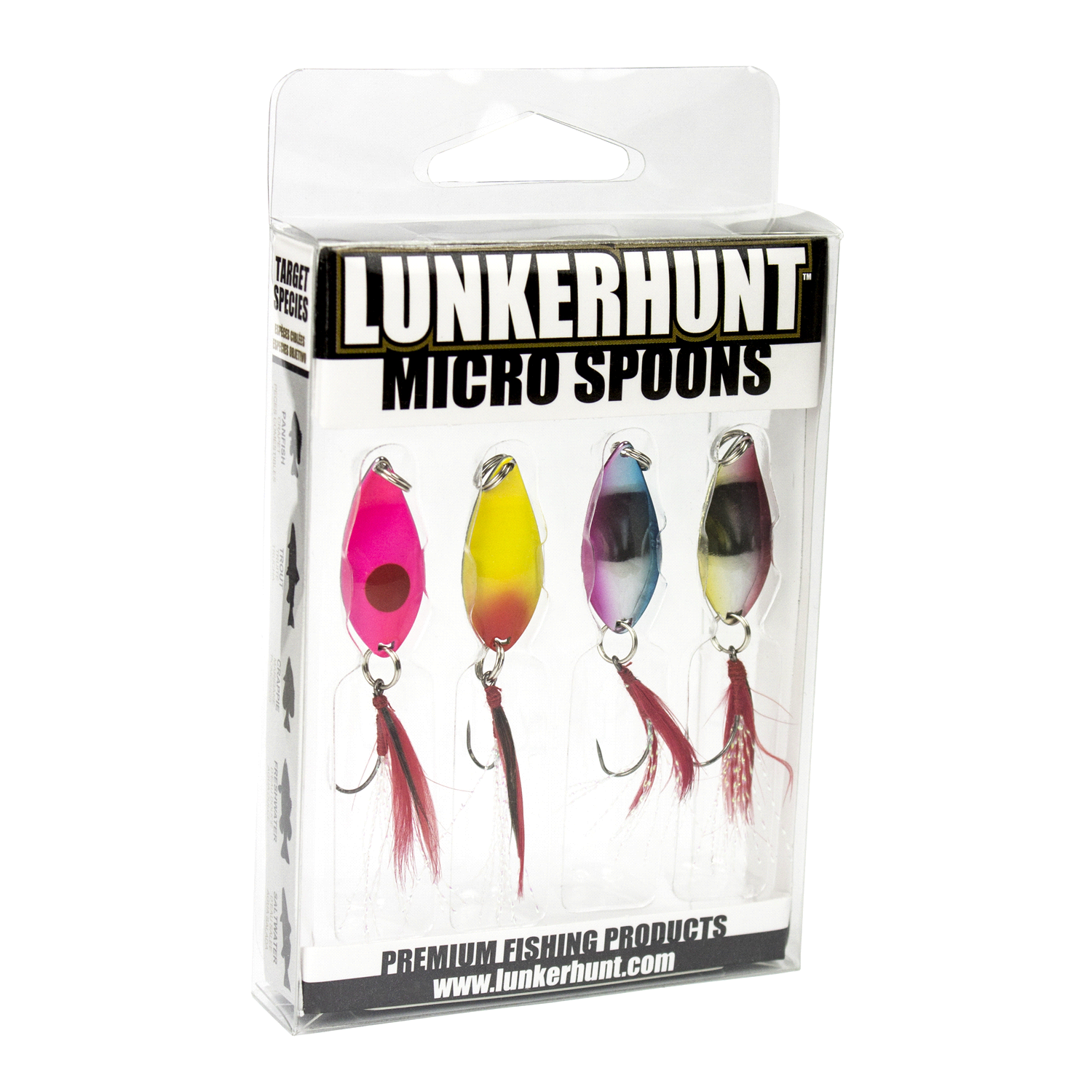 slide 1 of 1, Lunkerhunt Micro Spoon Multi Pack - Reaction, 1 ct