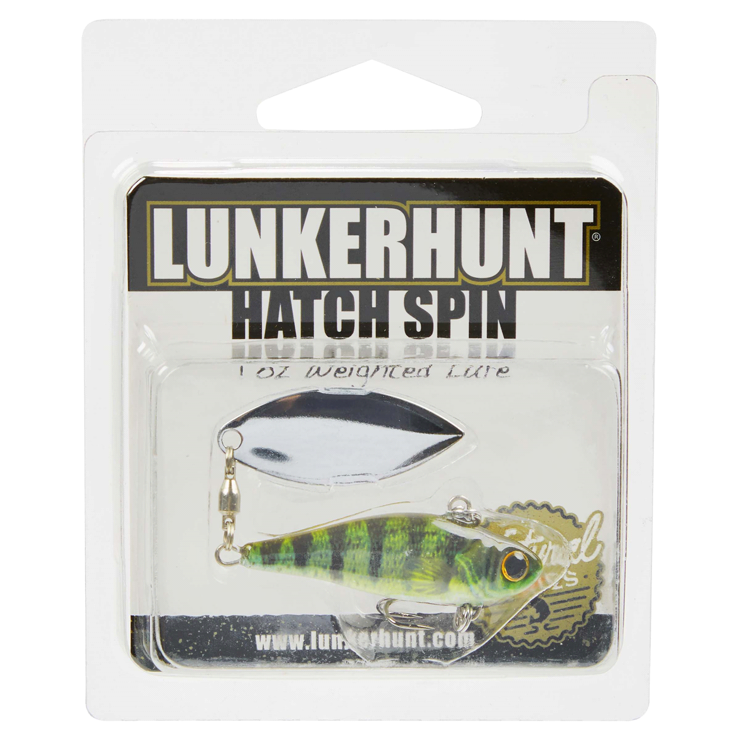 slide 1 of 5, Lunkerhunt Hatch Spin Nat Perch Lure, 10 oz