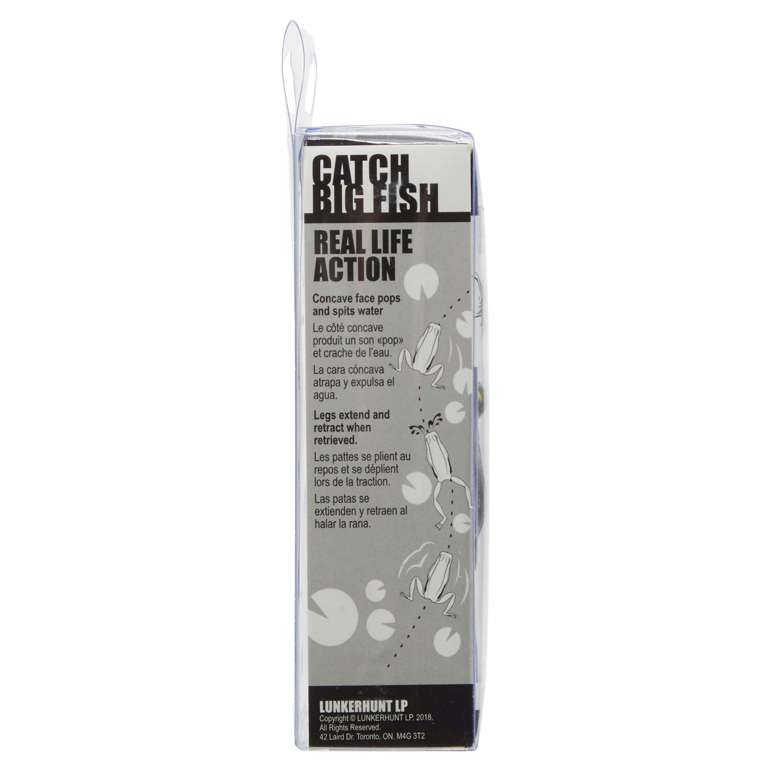 slide 2 of 5, Lunkerhunt Popping Frog Croaker, 1/4 oz