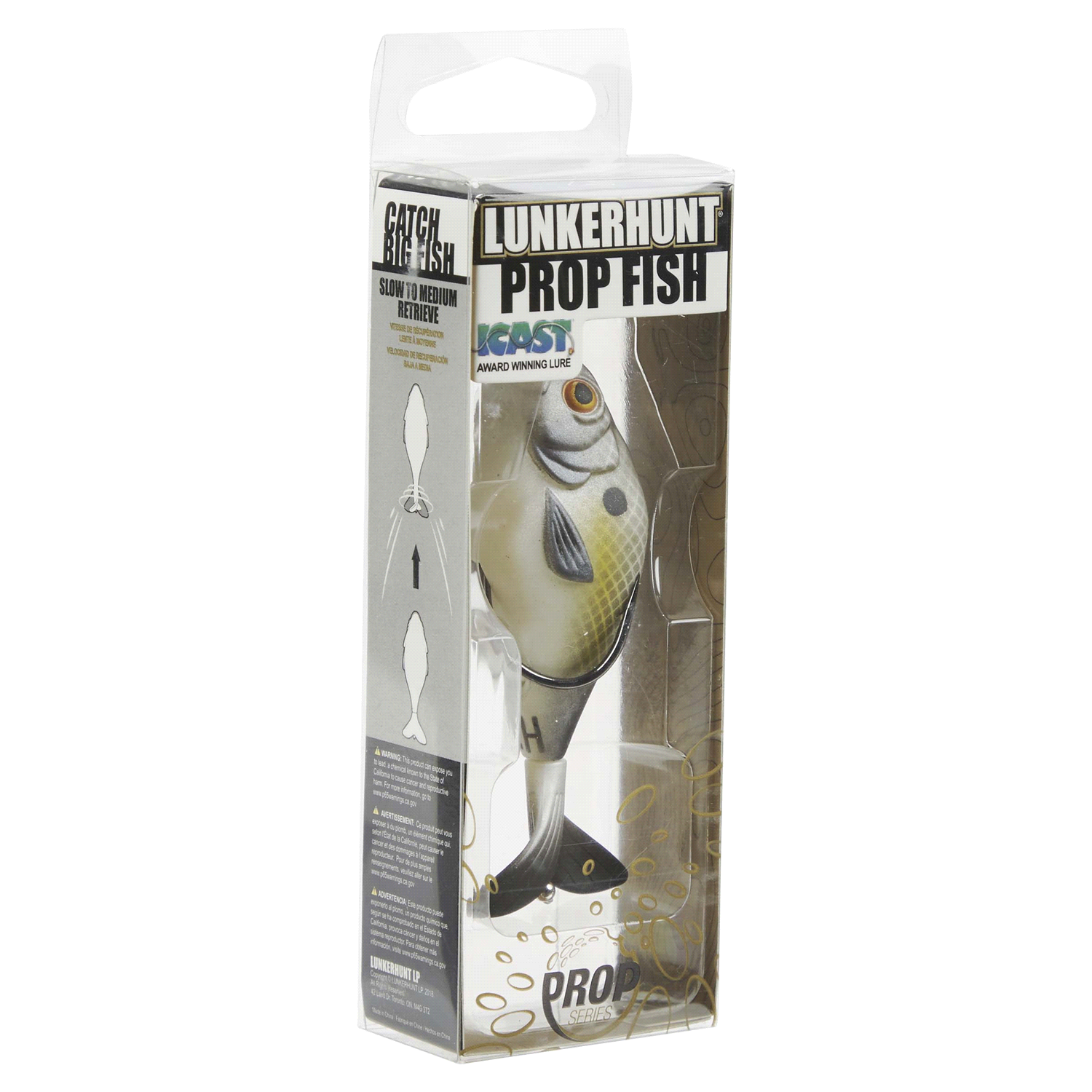 slide 3 of 5, Lunkerhunt Shad Propfish Gizzard SHADPRF02, 1 ct