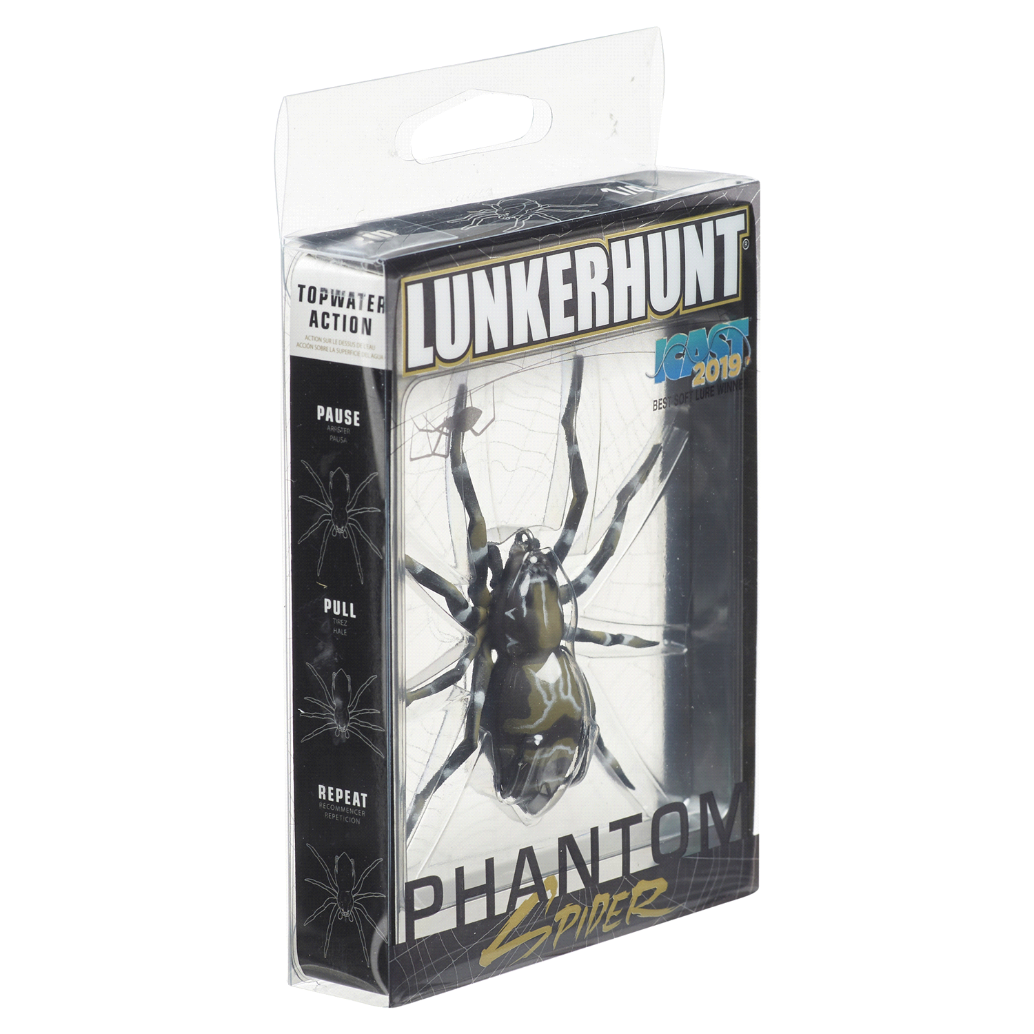 slide 4 of 5, Lunkerhunt Phantom Spider - Dock 2", 1/4 oz