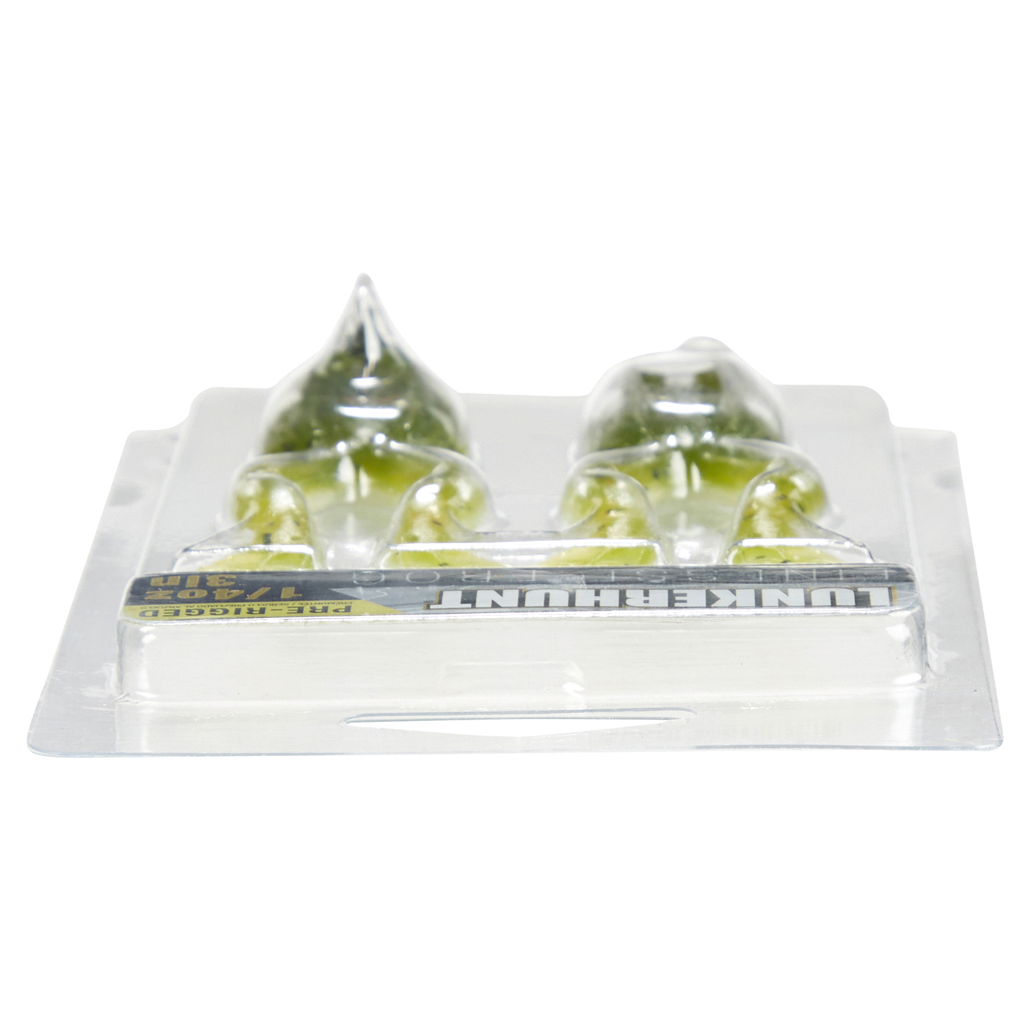 slide 5 of 5, Lunkerhunt Pre-Rigged Finesse Frog - Watermelon Seed Pearl - 3", 1/4 oz