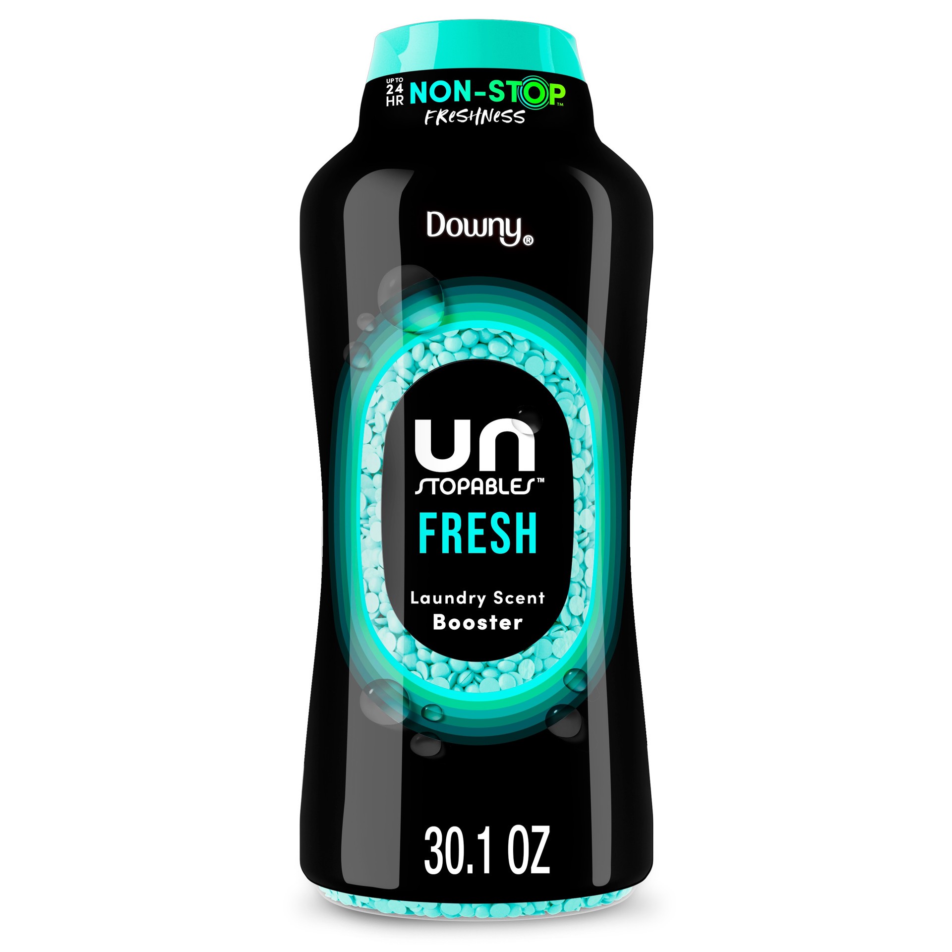 slide 1 of 6, Downy Unstopables Beads Fresh Scent Booster 30.1-oz, 1 ct