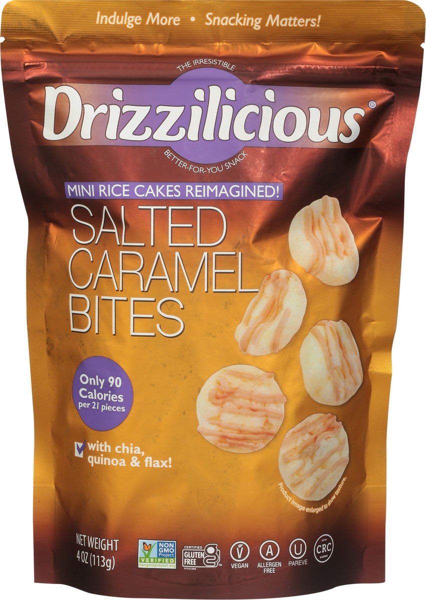 slide 8 of 9, Drizzilicious Salted Caramel Bites with Chia, Quinoa & Flax 4 oz, 4 oz