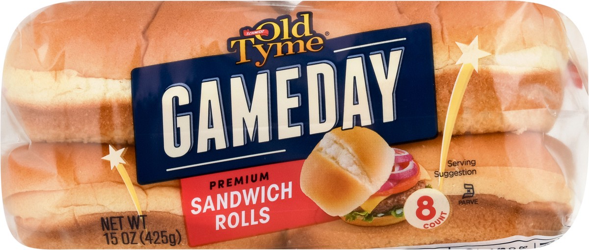 slide 4 of 12, Old Tyme Gameday Premium Sandwich Rolls 8 ea, 8 ct