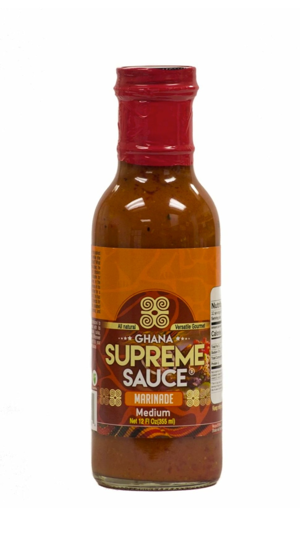 slide 1 of 1, Ghana Supreme Sauce Medium - Marinade, 12 oz