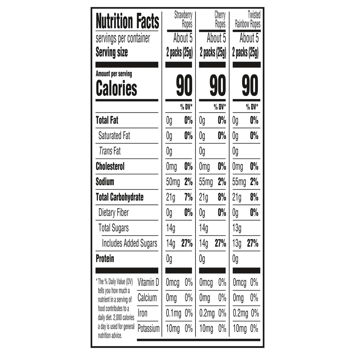slide 13 of 13, SweeTARTS Assorted Ropes Variety Mix 15 oz, 15 oz