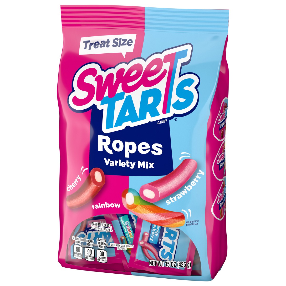 slide 4 of 13, SweeTARTS Assorted Ropes Variety Mix 15 oz, 15 oz