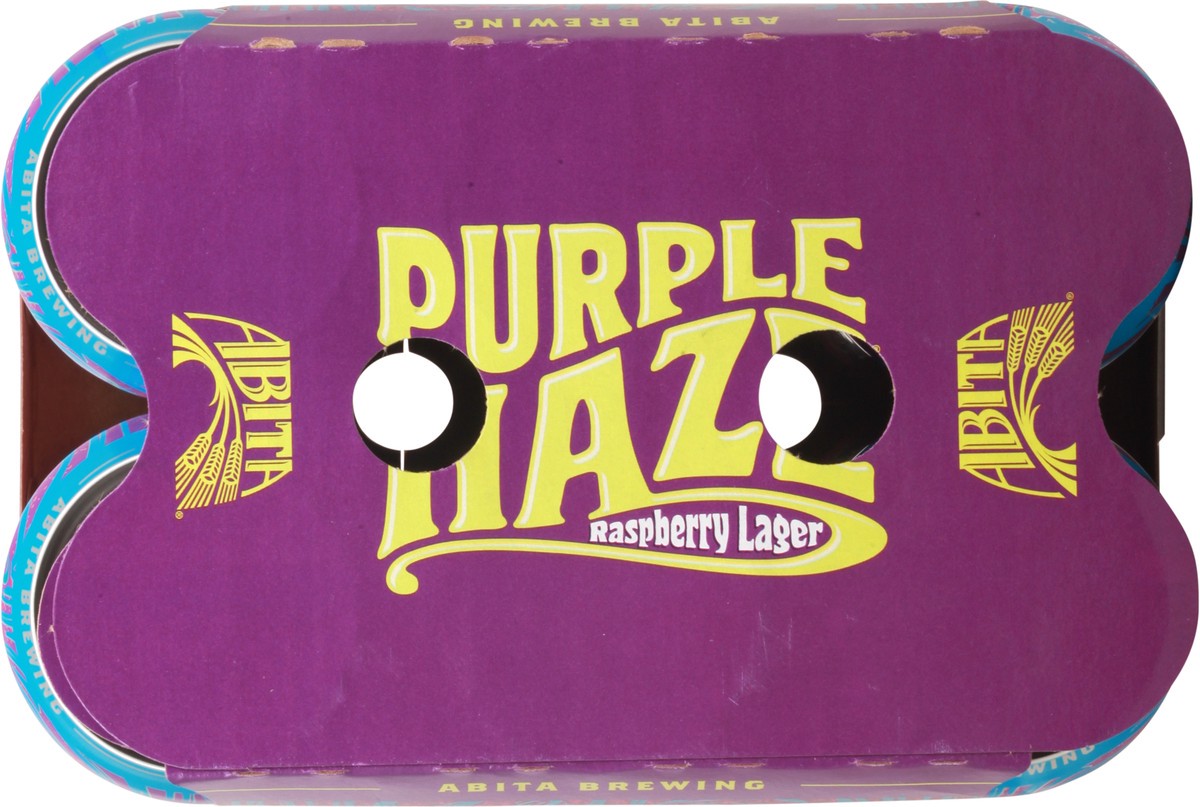 slide 8 of 11, Abita Raspberry Lager Purple Haze Beer 6-12 fl oz Cans, 6 ct; 12 oz
