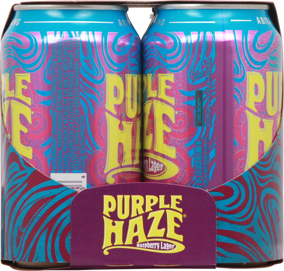 slide 9 of 11, Abita Raspberry Lager Purple Haze Beer 6-12 fl oz Cans, 6 ct; 12 oz
