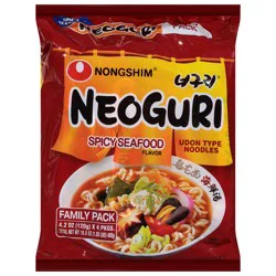 Nongshim Neoguri Spicy Seafood Noodles - 4-4.2 oz