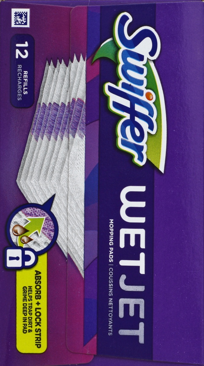 slide 3 of 5, Swiffer Mopping Pads 12 ea, 12 ct