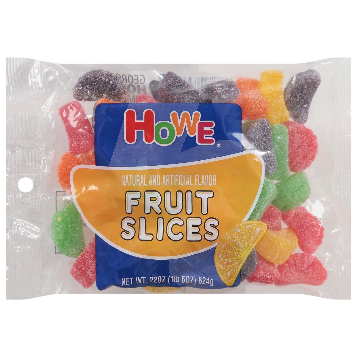 slide 1 of 9, Howe Assorted Fruit Slices, 22 oz