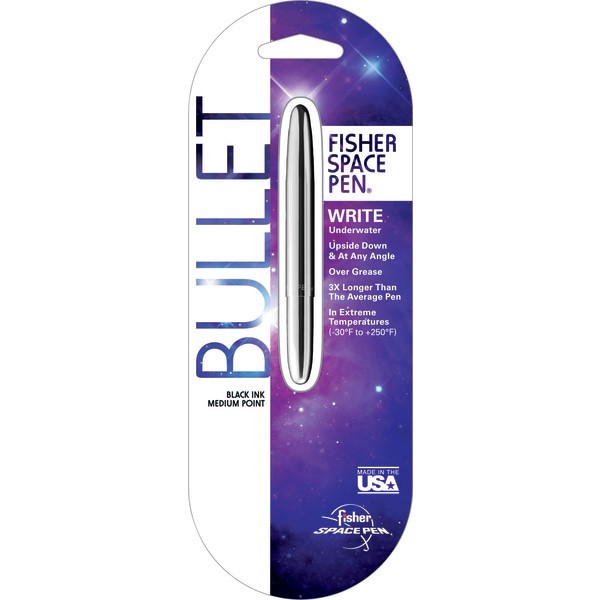 slide 8 of 8, Fisher Bullet Space Pen, Assorted Barrels, Black Ink, 1 ct