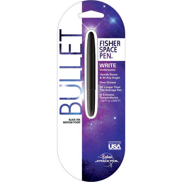 slide 4 of 8, Fisher Bullet Space Pen, Assorted Barrels, Black Ink, 1 ct
