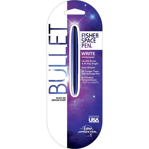 slide 2 of 8, Fisher Bullet Space Pen, Assorted Barrels, Black Ink, 1 ct