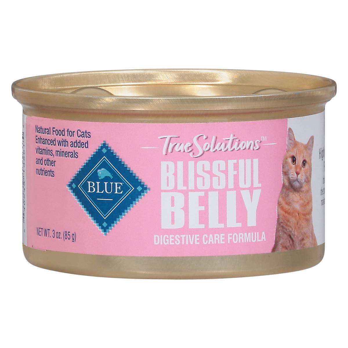 slide 5 of 9, Blue Buffalo Blue True Solutions Natural Blissful Belly Food for Cats 3 oz, 3 oz