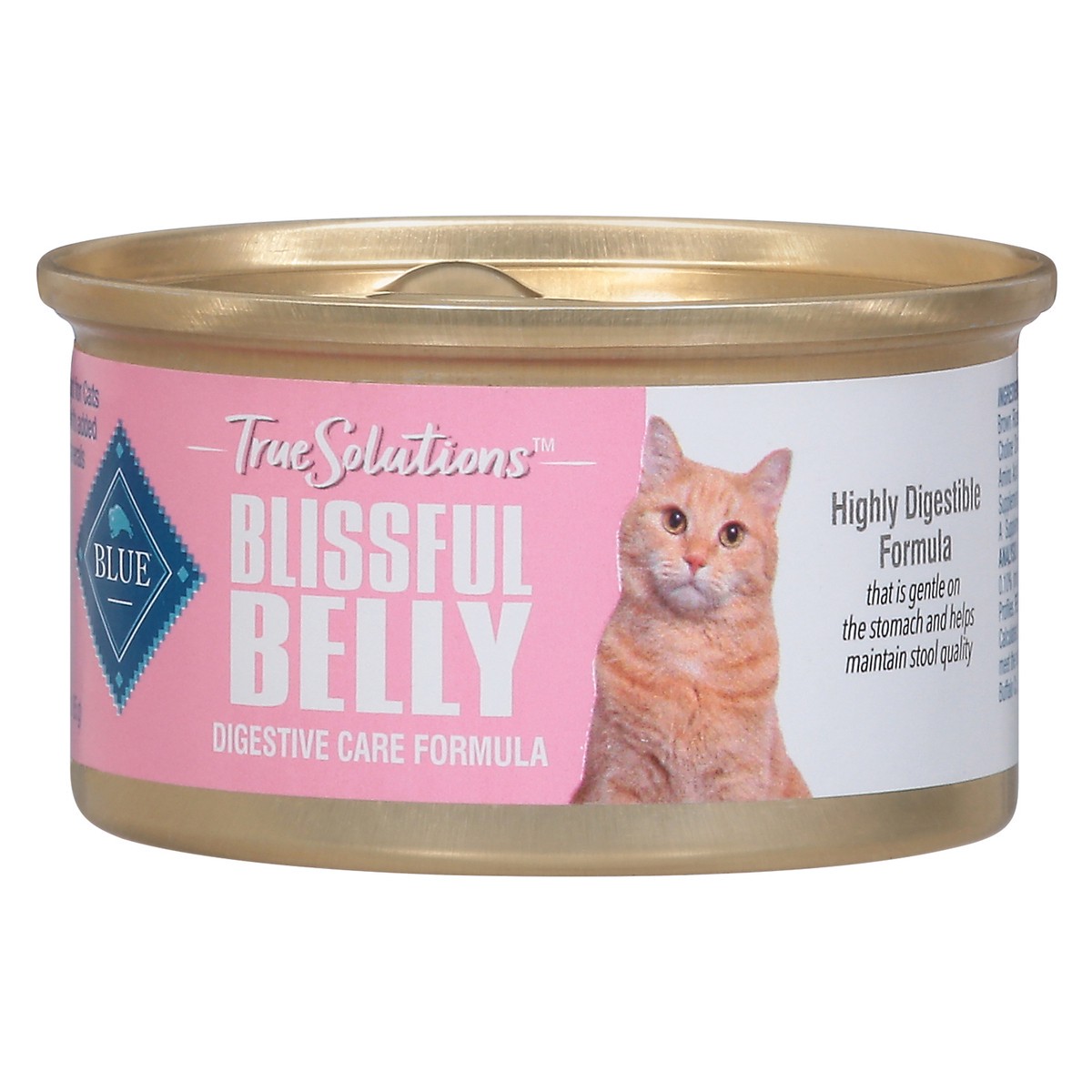 slide 7 of 9, Blue Buffalo Blue True Solutions Natural Blissful Belly Food for Cats 3 oz, 3 oz