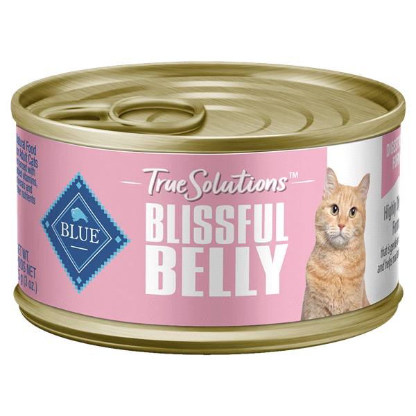 slide 1 of 1, Blue Buffalo True Solutions Blissful Belly Adult Cat Food, 3 oz