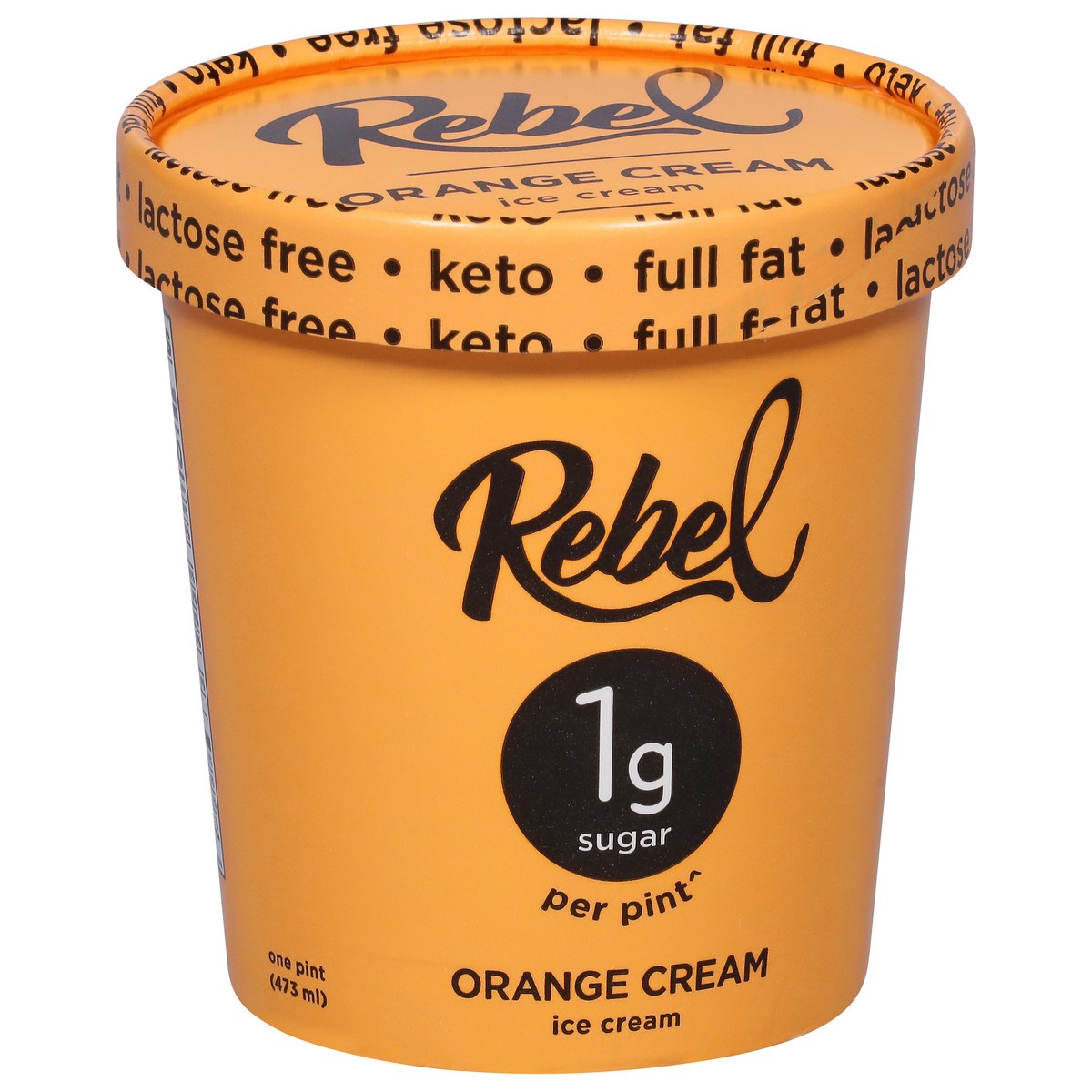 slide 2 of 9, Rebel Orange Cream Ice Cream 1 pt, 1 pint