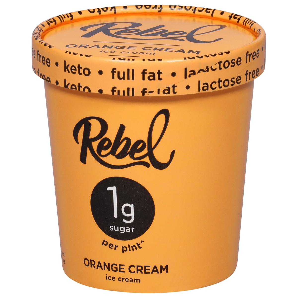 slide 3 of 9, Rebel Orange Cream Ice Cream 1 pt, 1 pint