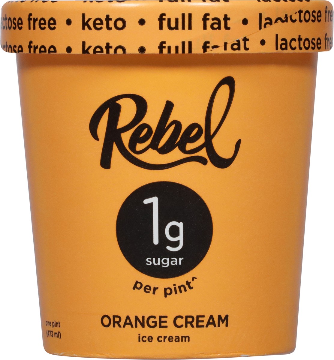 slide 6 of 9, Rebel Orange Cream Ice Cream 1 pt, 1 pint