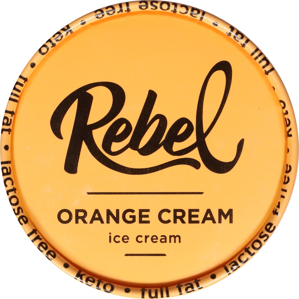 slide 9 of 9, Rebel Orange Cream Ice Cream 1 pt, 1 pint