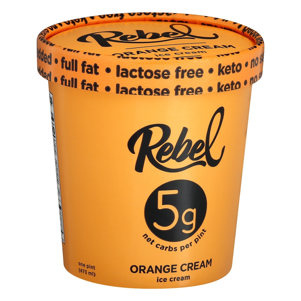 Rebel Creamery Orange Cream Ice Cream - 16oz 16 oz | Shipt