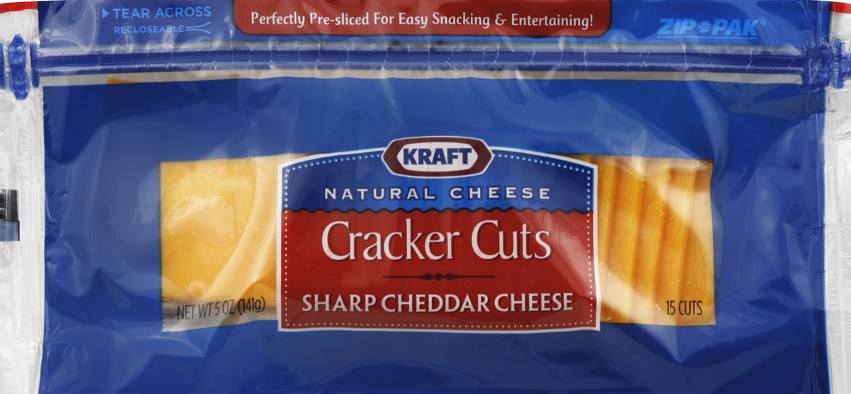 slide 5 of 5, Kraft Cheese Cuts 15 ea, 15 ct