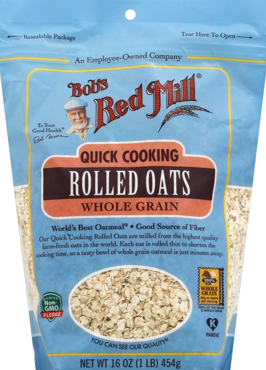 slide 2 of 2, Bob's Red Mill Rolled Oats 16 oz, 16 oz